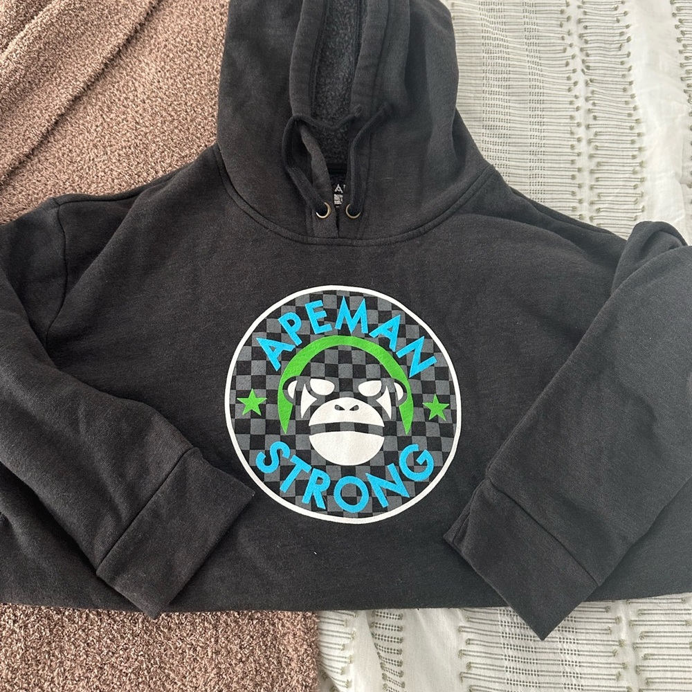 Apeman Strong Black Hoodie